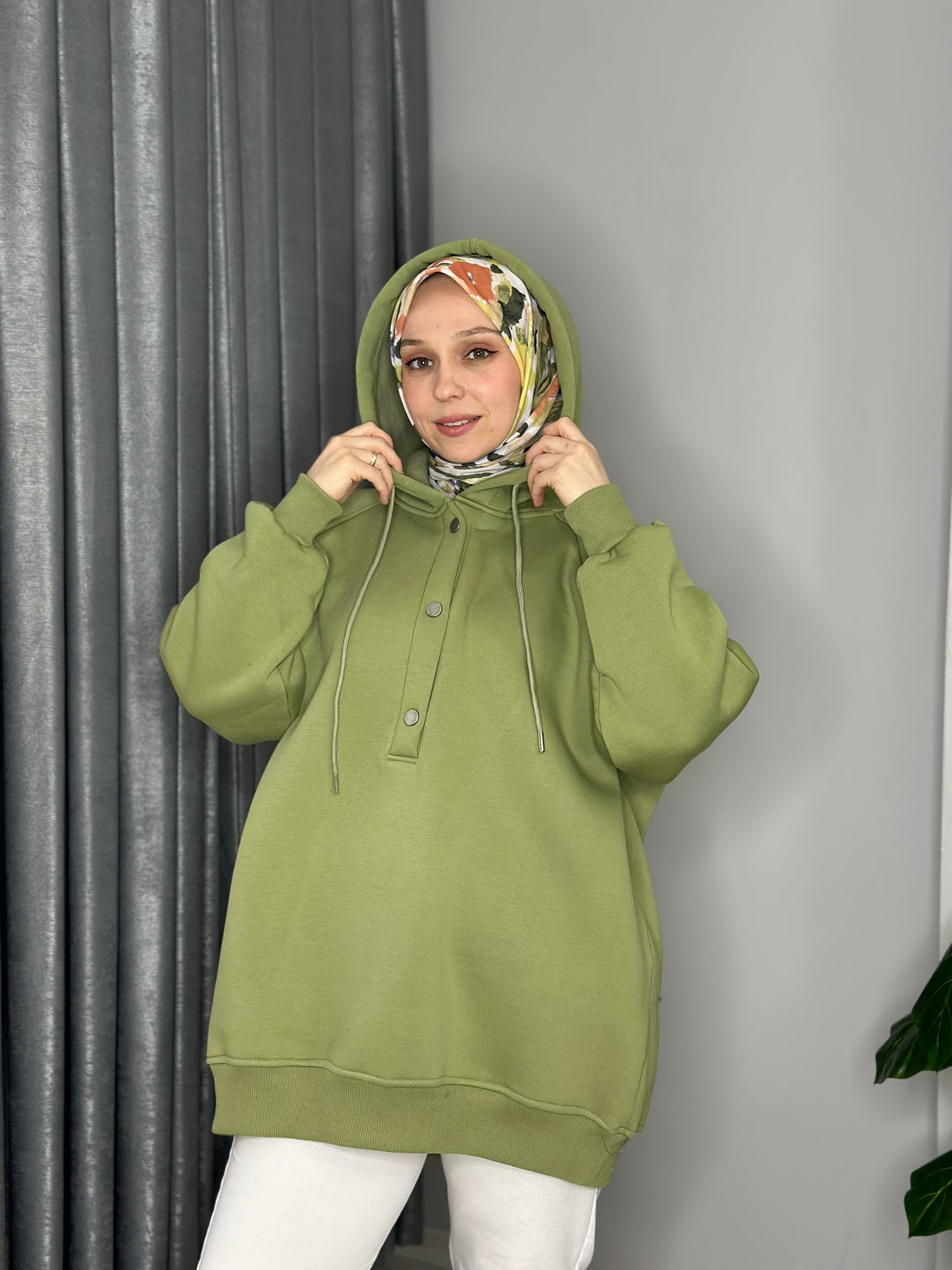 SWEATSHİRT- YEŞİL