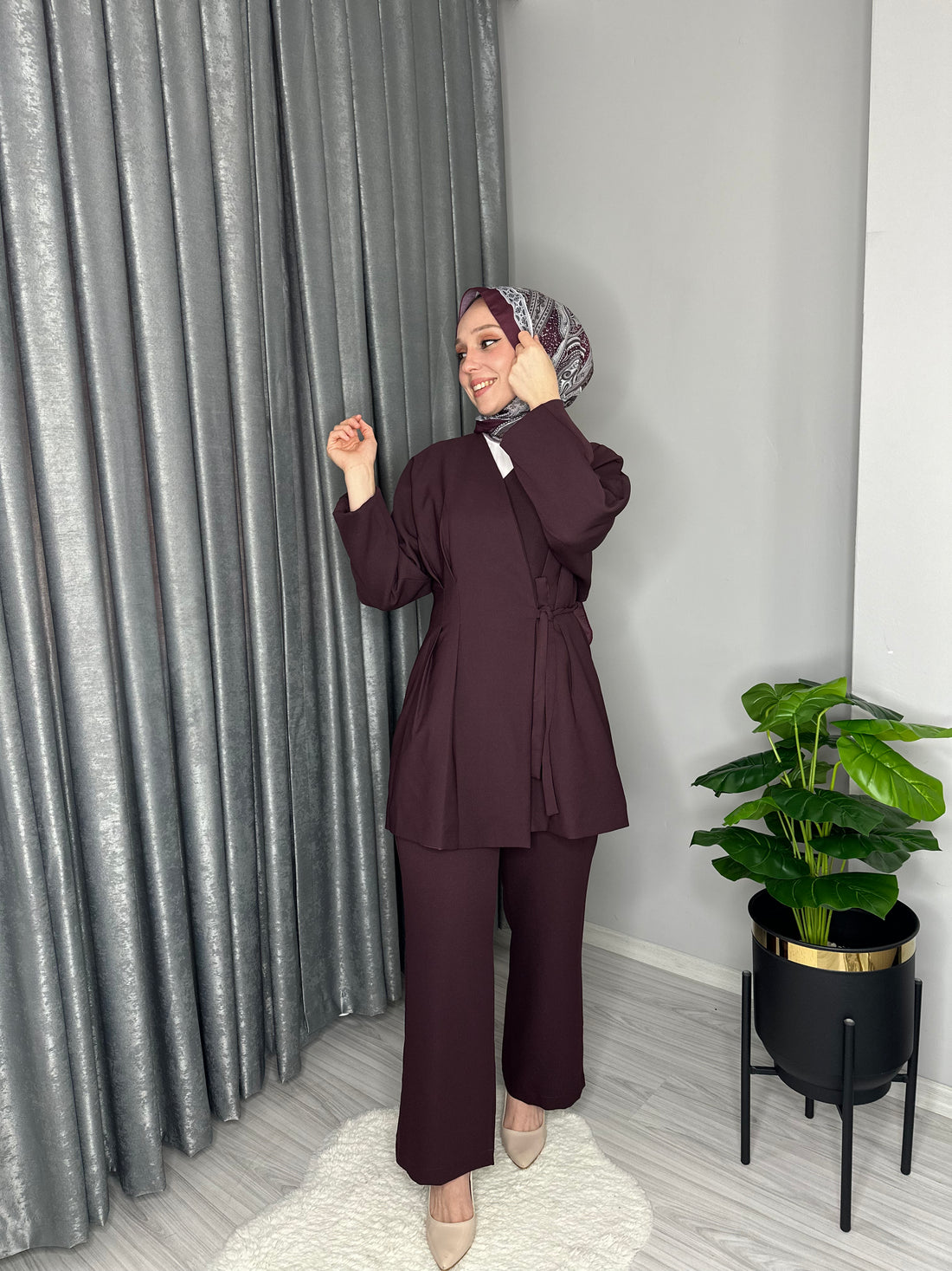 PİLELİ TAKIM-BORDO