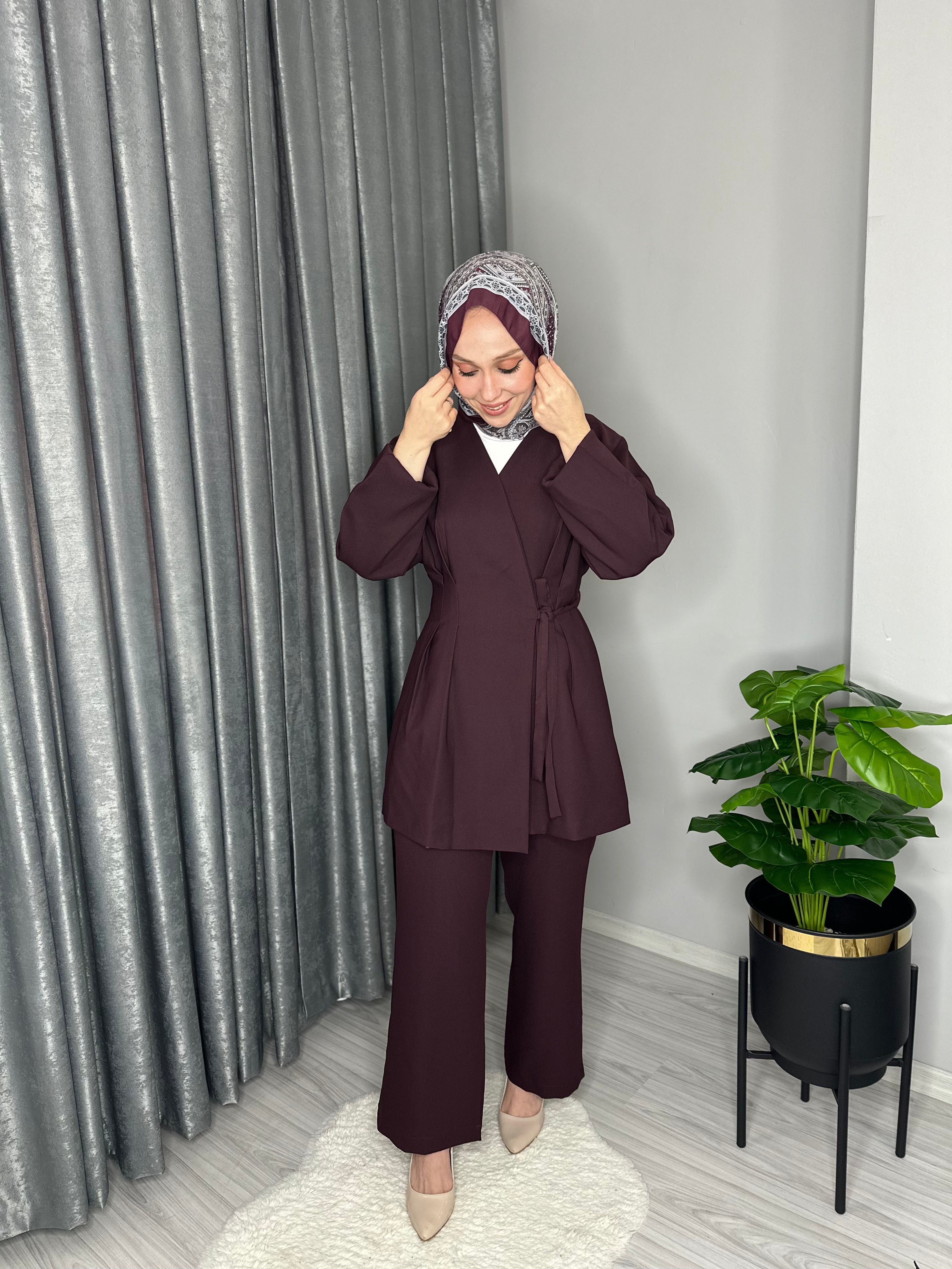 PİLELİ TAKIM-BORDO